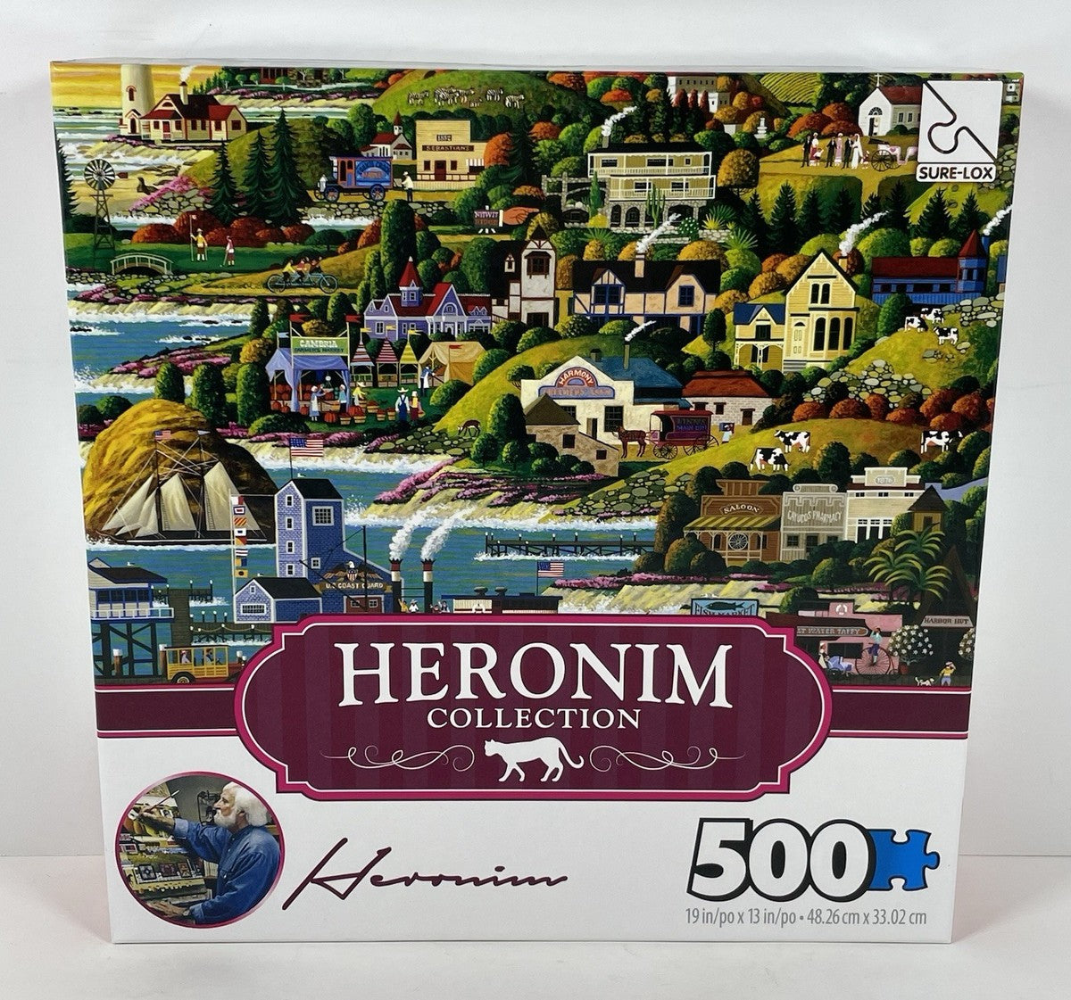 Collection PFG Heronim - Châteaux et Pays (500 pièces) (Utilisation - PUZZLES FOR GOOD)