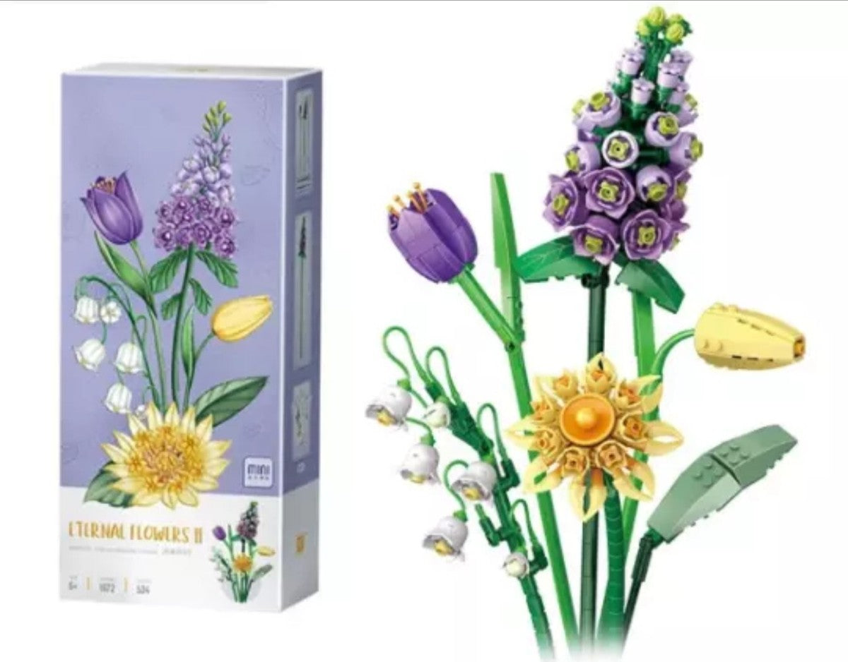 LOZ Fleur Éternelle - Bouquet de Violettes (534 pièces)