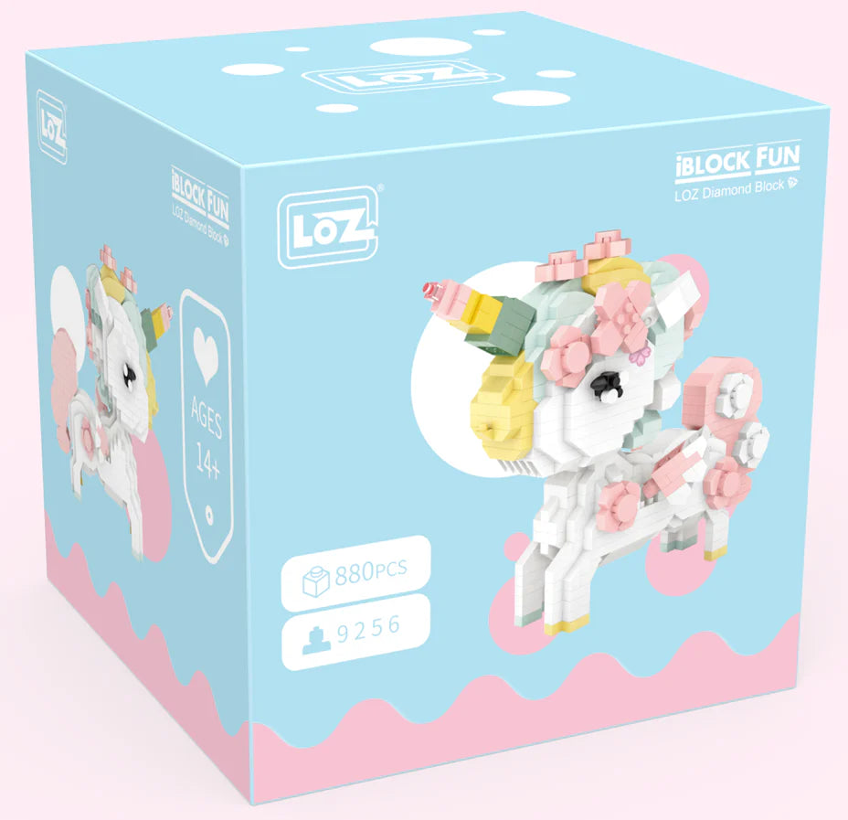 LOZ Licorne Fleur de Cerisier (880 pièces)