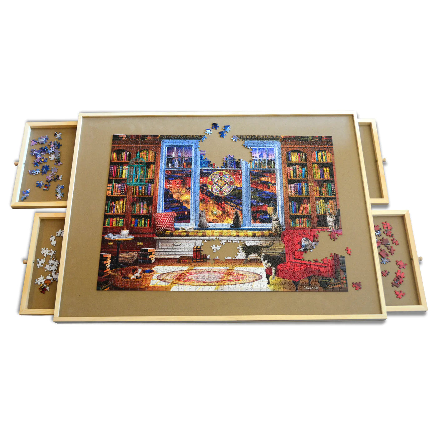 Tableau de puzzle en bois 27 x 35 "