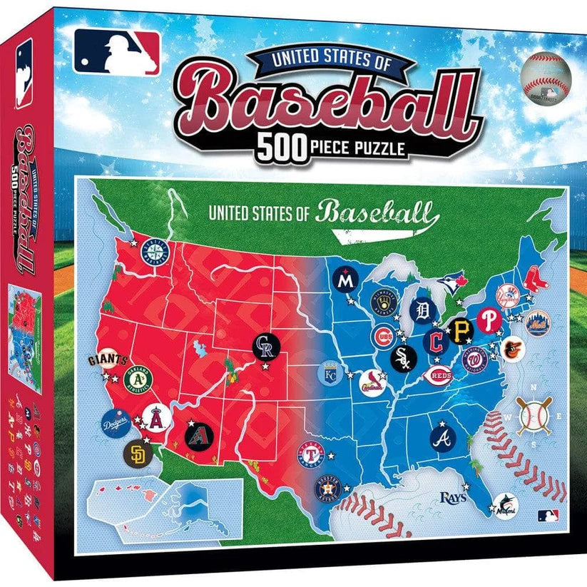 DMG MLB - League Map - United States of Baseball (500pcs) (DAMAGED BOX)