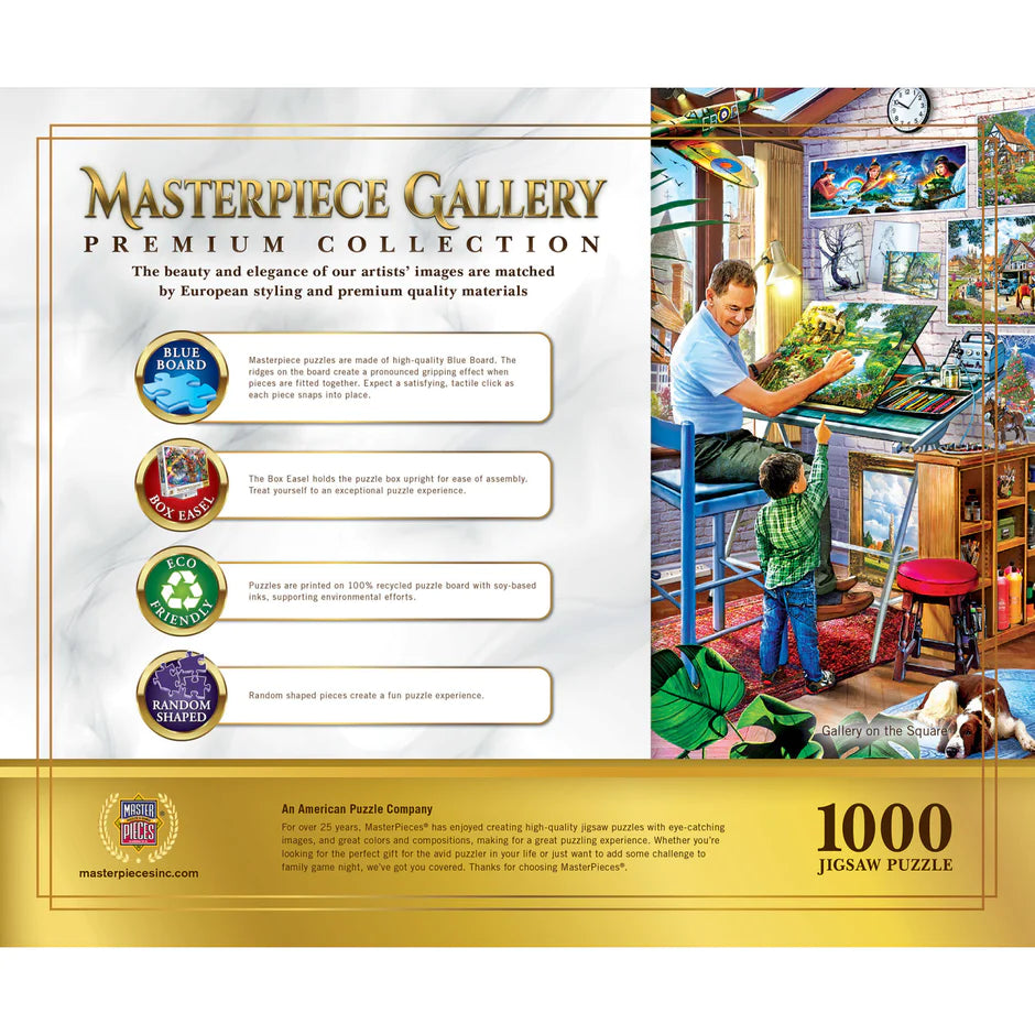 Galerie du chef-d'œuvre - Galerie sur la place, Steve Crisp (1000pcs)
