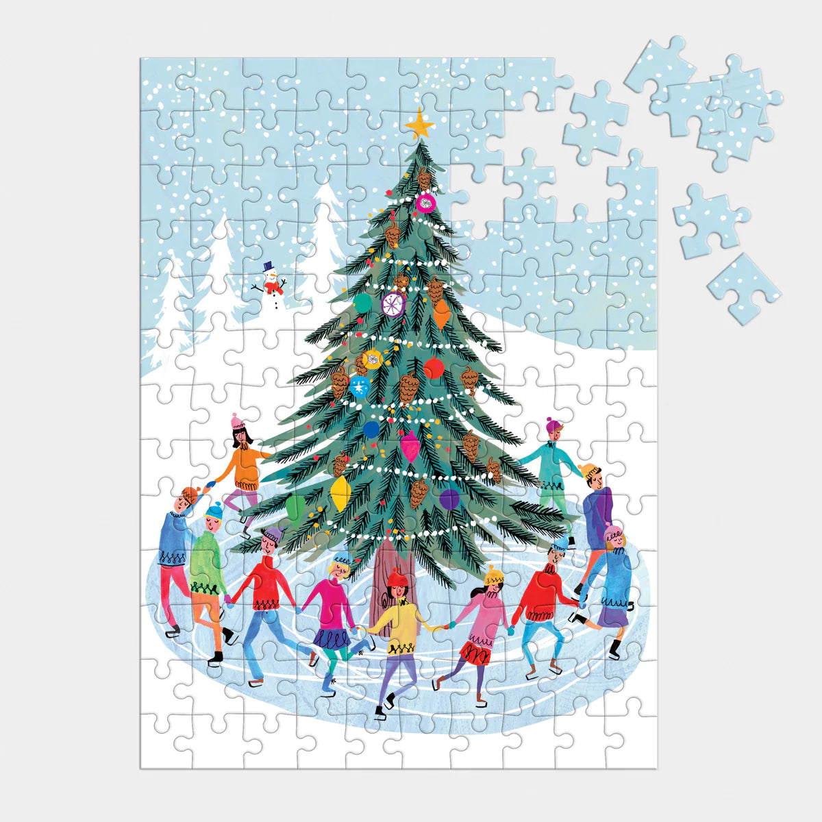 Mini arbre Ornement des patineurs (130pcs)