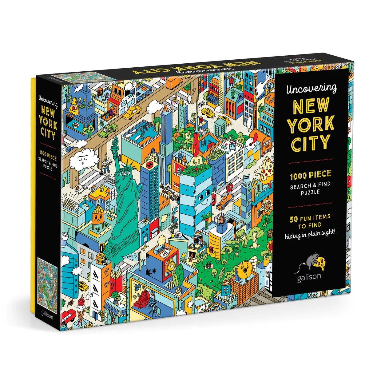 PFG Uncovering New York City - Seek & Find (1000pcs) (Usage/Used - PUZZLES FOR GOOD)