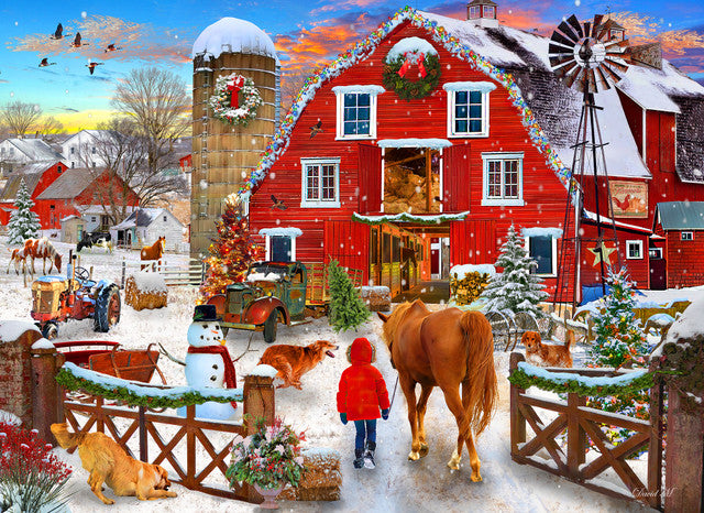 Christmas Horse Farm, David MacLean (1000pcs)