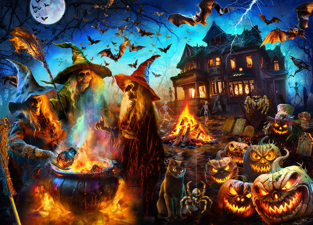Halloween Witches, Adrian Chesterman (1000pcs)