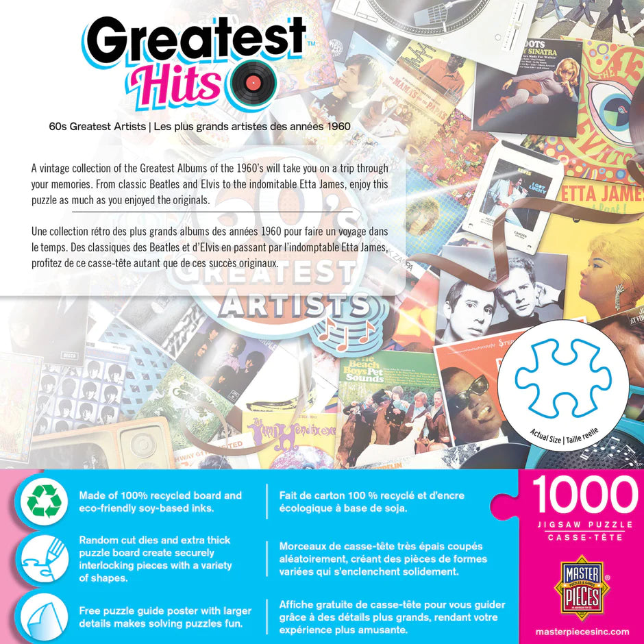 Greatest Hits - 60's Artists (1000pcs)