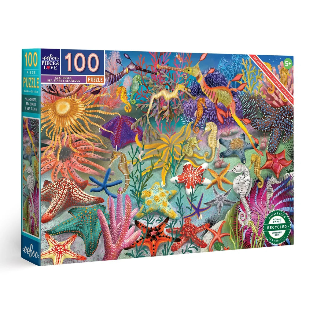 Seahorses, Sea Stars & Sea Slugs (100pcs)