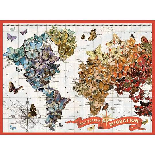 Migration de papillon PFG, or Wendy (utilisation / utilisée - puzzles pour de bon)