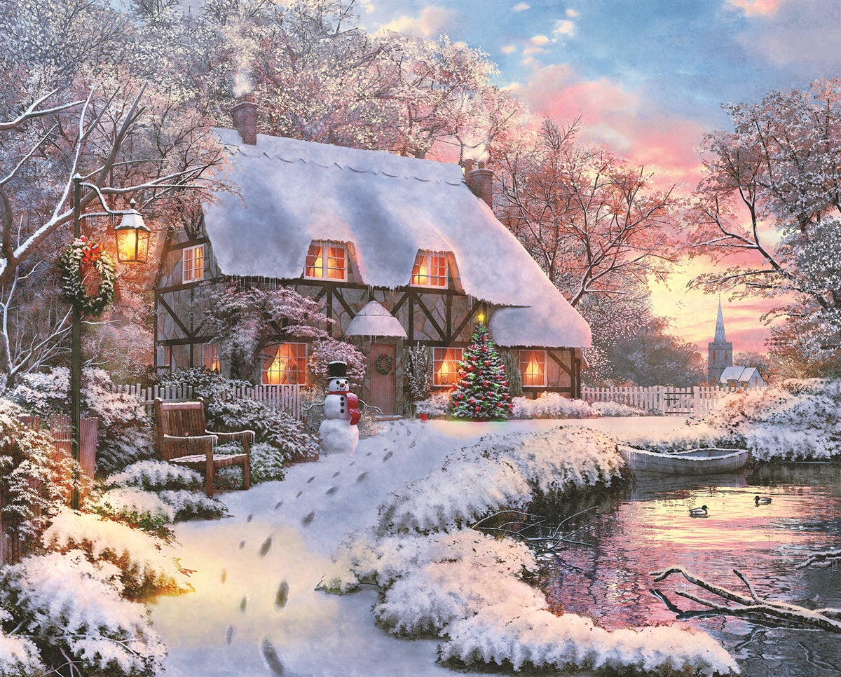 PFG Winter Retreat, Dominic Davison (1000pcs) (Usage/Used - PUZZLES FOR GOOD)
