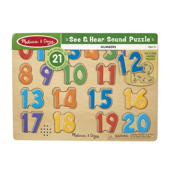 See & Hear Sound Puzzle - Numbers