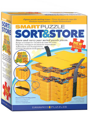 Smart Puzzle Toi & Store avec couvercle - plateaux de tri de puzzle pour puzzle