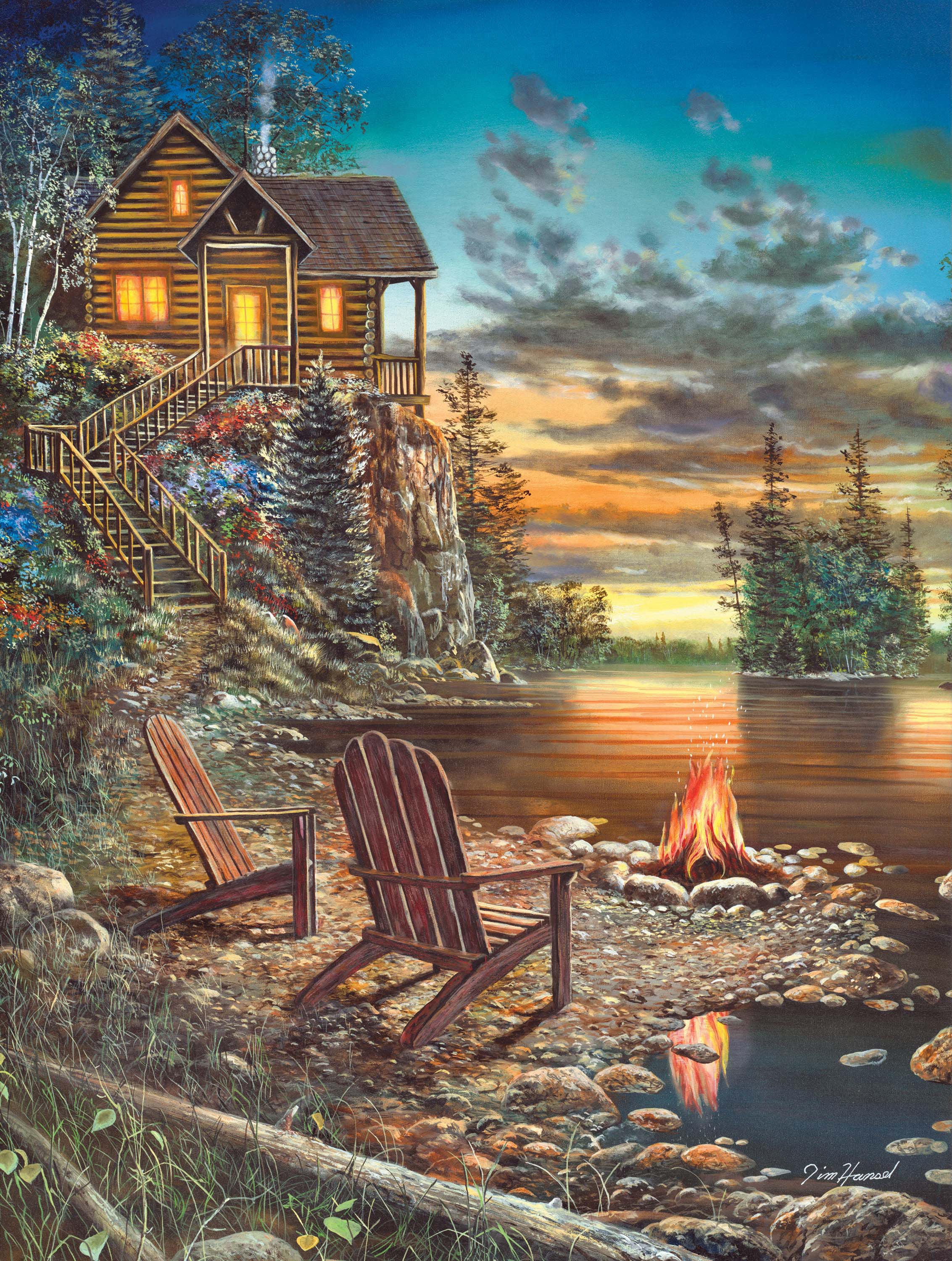 Camping Collection - Summer Pleasures, Jim Hansel (550pcs)