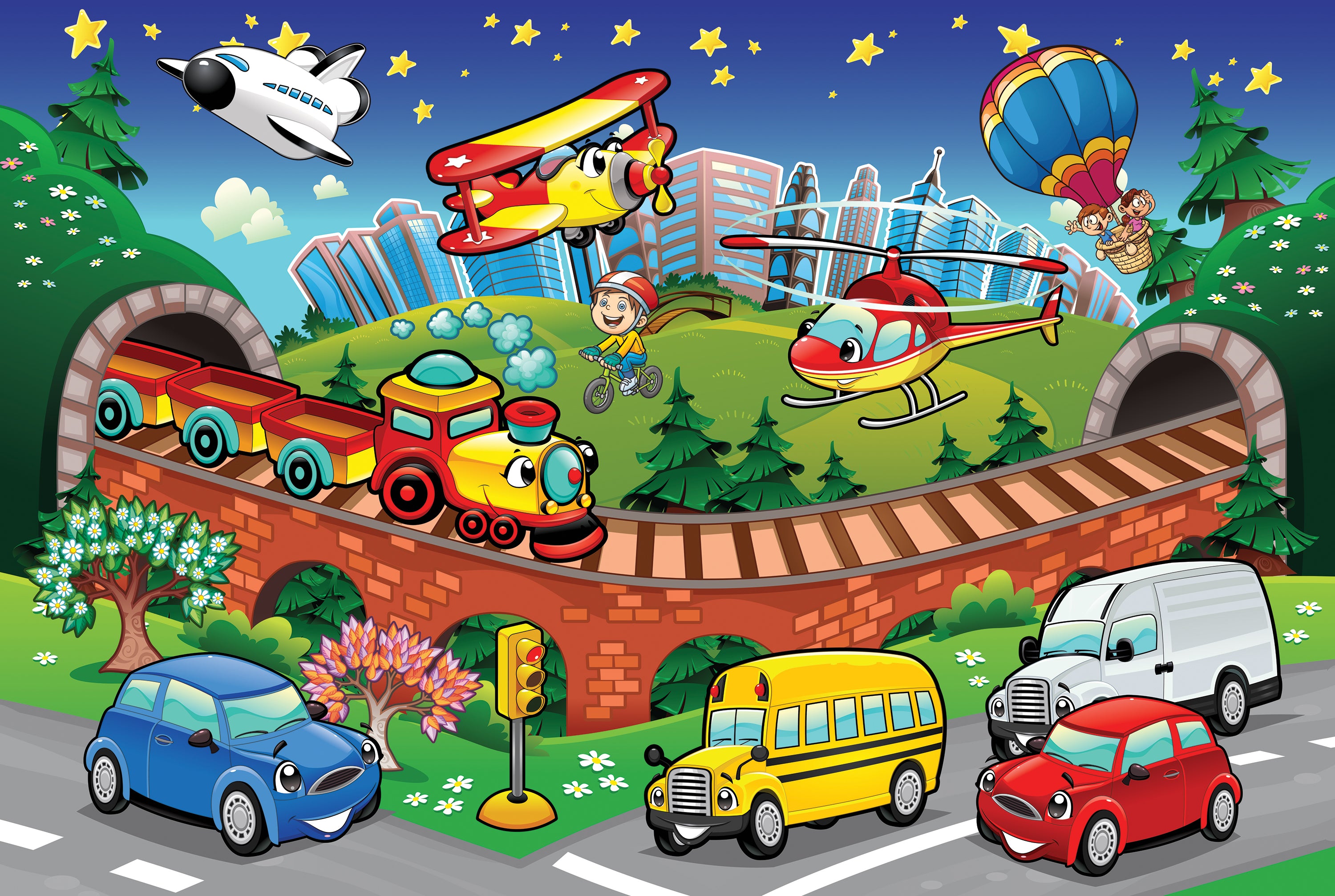 Éducation - Let's Go (Puzzle de sol 48pcs)