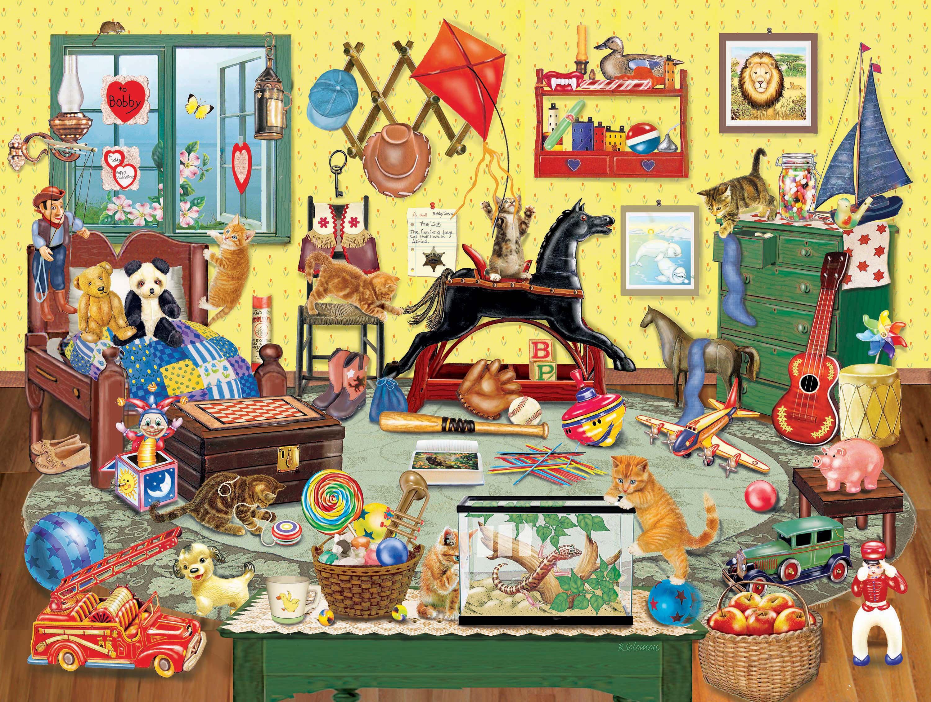 Amusant dans la chambre de Bobby, Rosiland Salomon (550pcs)