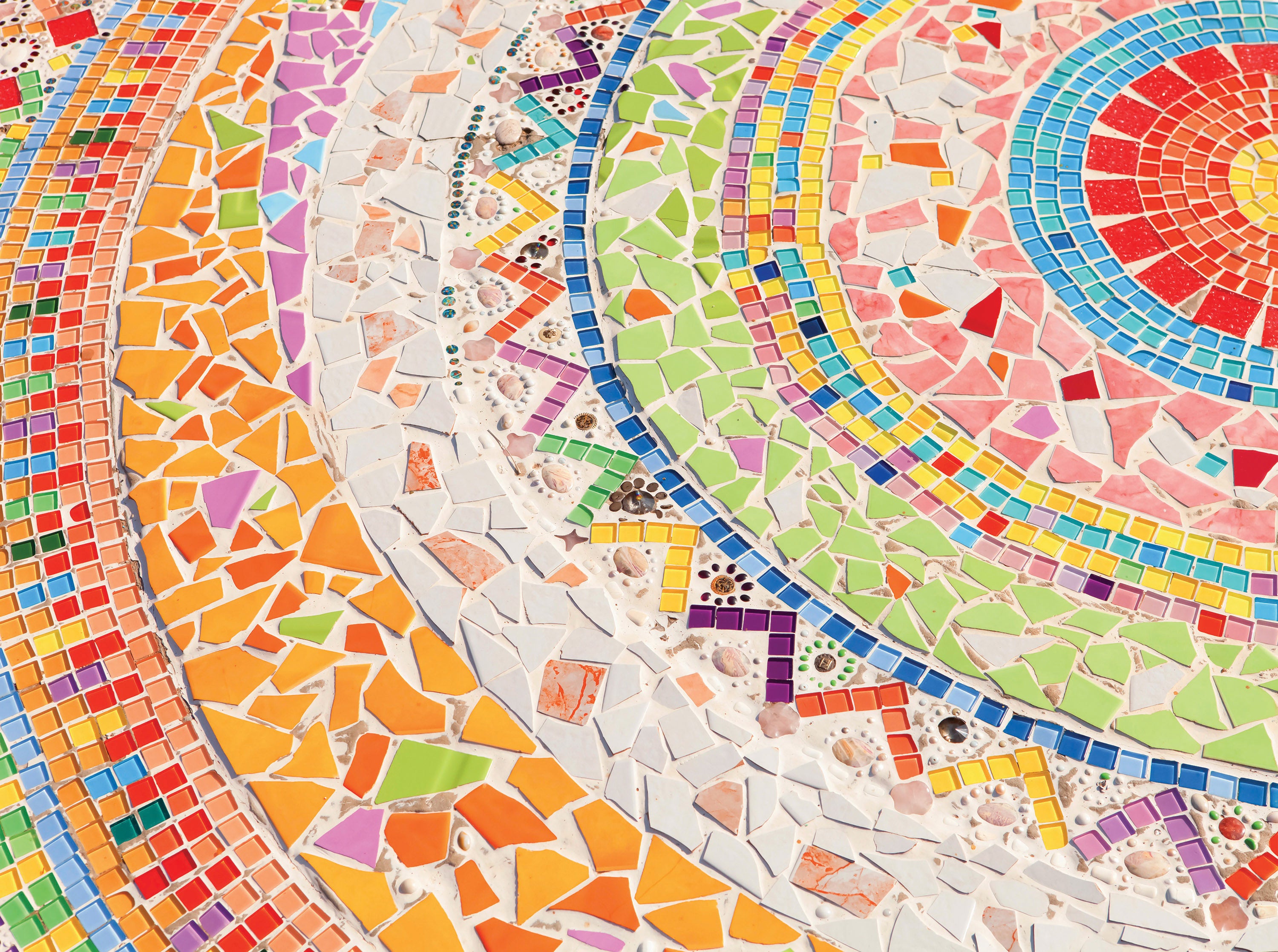 PFG Colorful World - Colorful Mosaic Flooring (750pcs) (Usage/Used - PUZZLES FOR GOOD)
