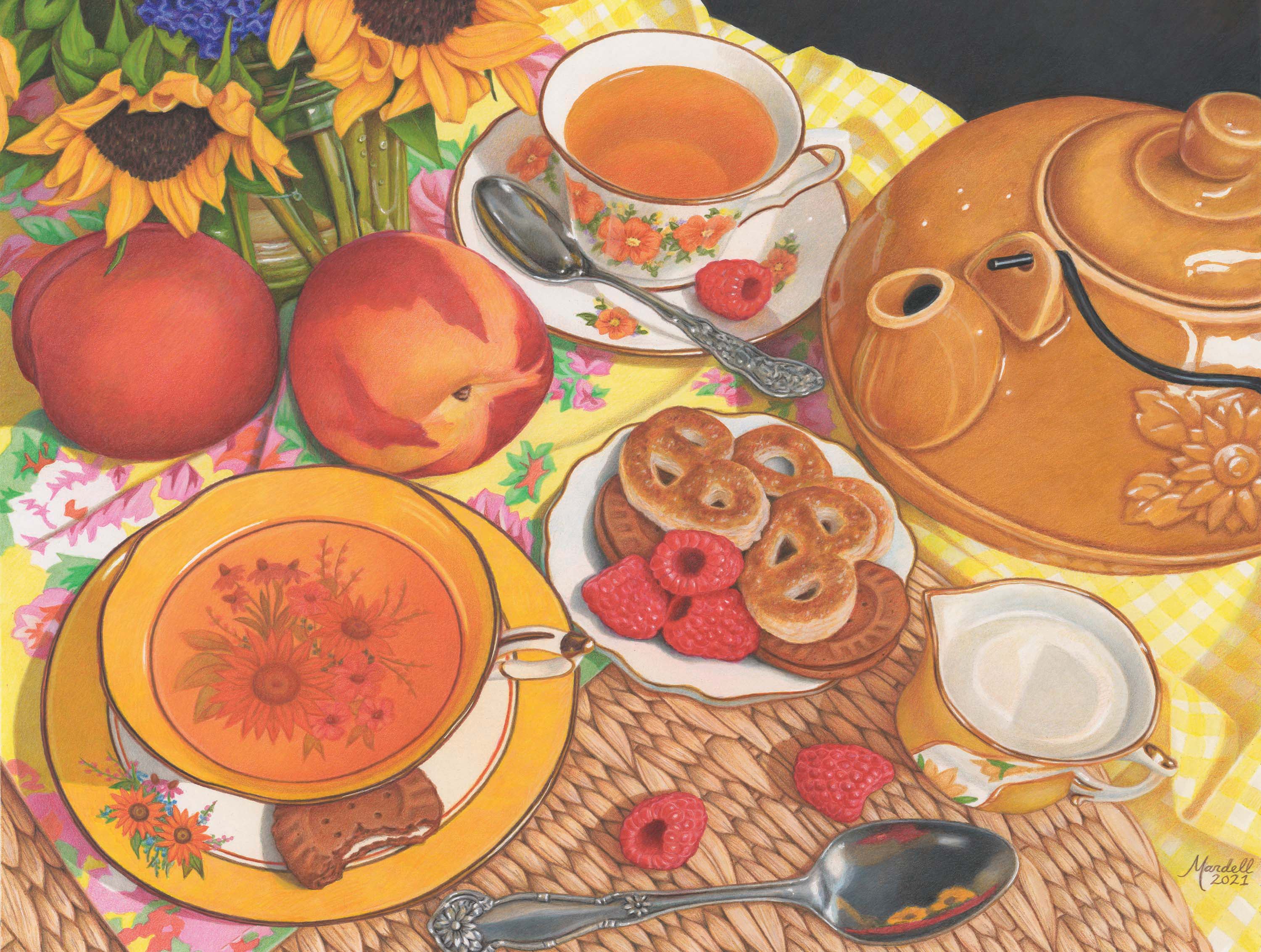 Tea with Wildflowers, Mardell Schuster (550pcs)
