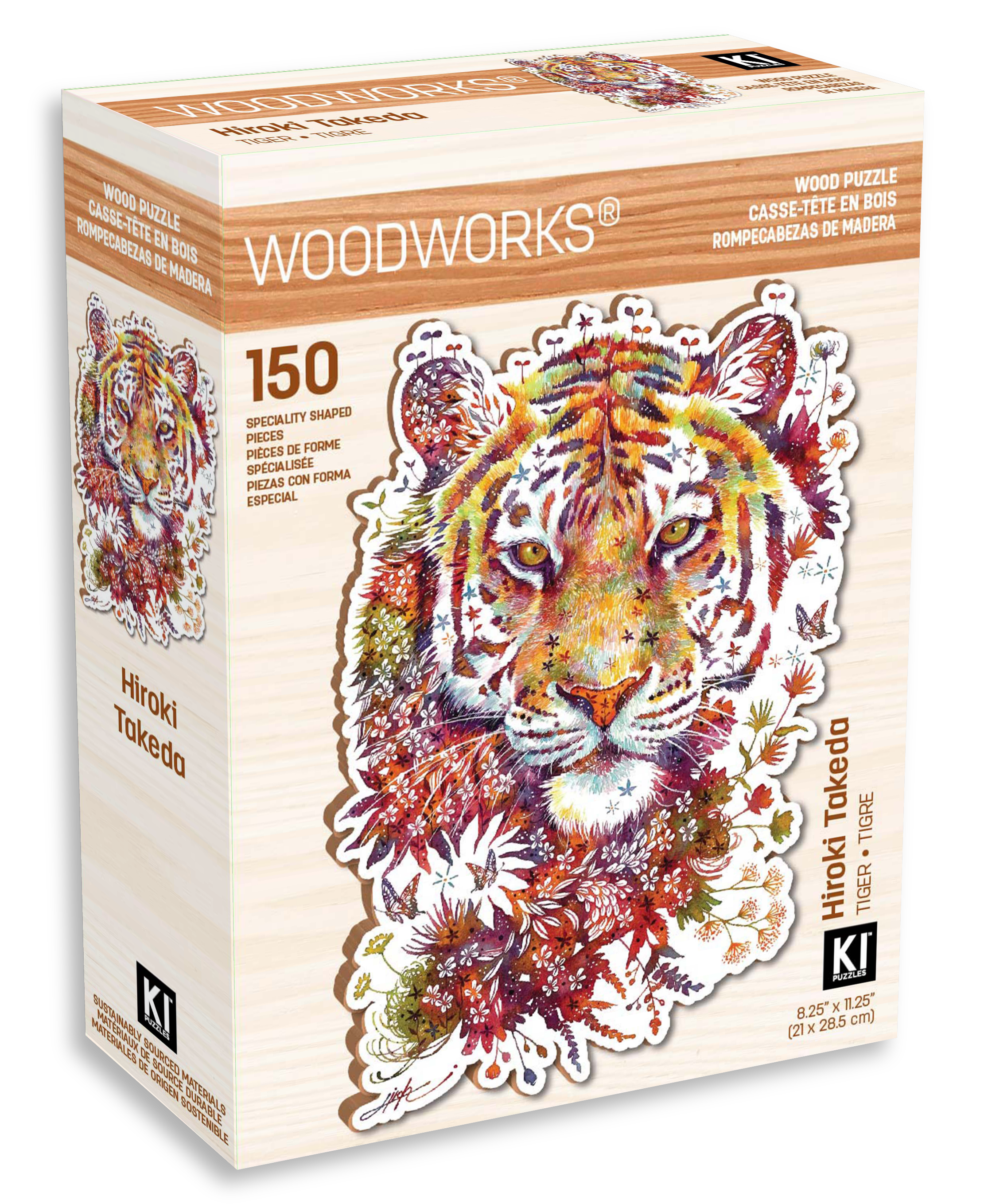 Tiger, Hiroki Takeda (150pcs) (Wooden)