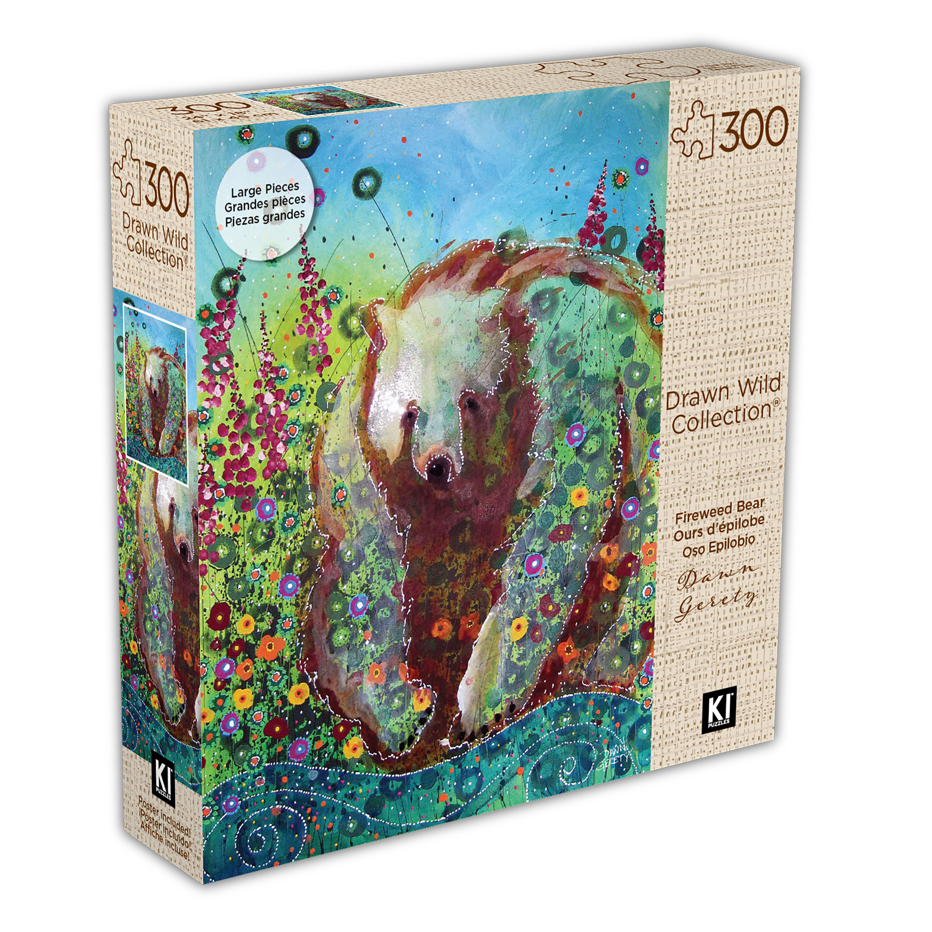 Drawn Wild - Fireweed Bear, Dawn Gerety (300pcs)