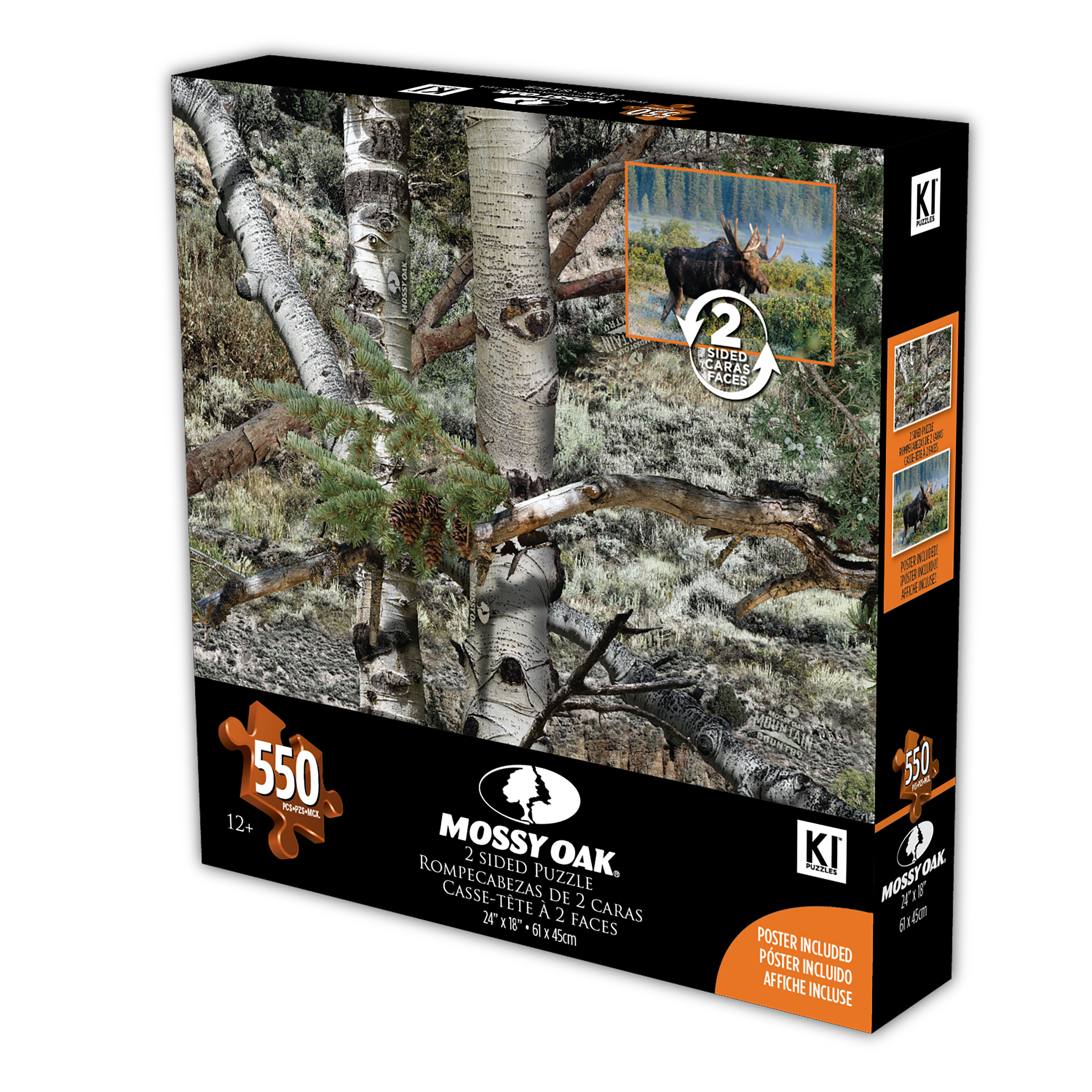 Mossy Oak (2-sided) - Bill Moose  (550pcs)