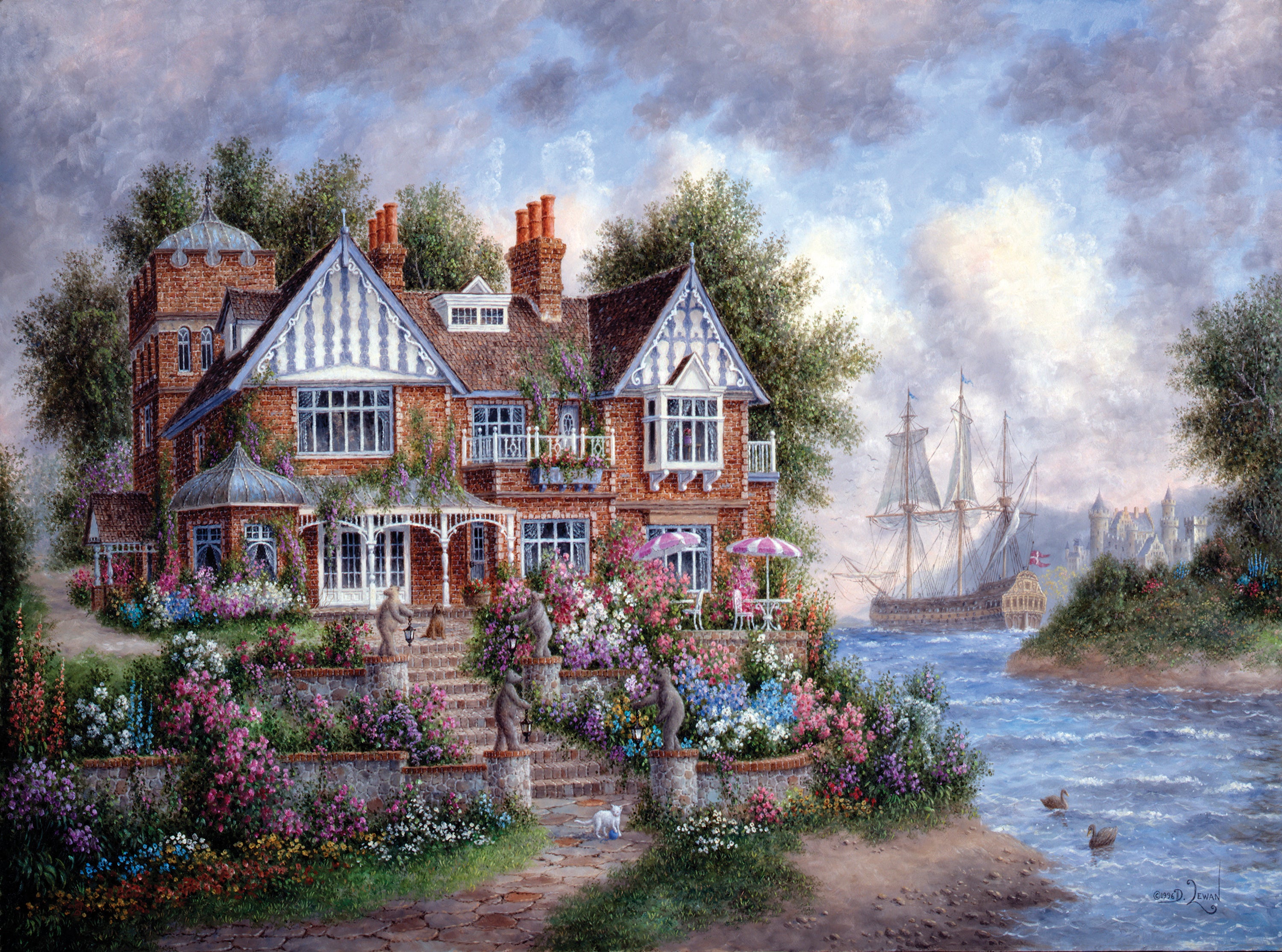 Dr Puzzle - Le manoir du Bearson, Dennis Lewan (1000pcs)