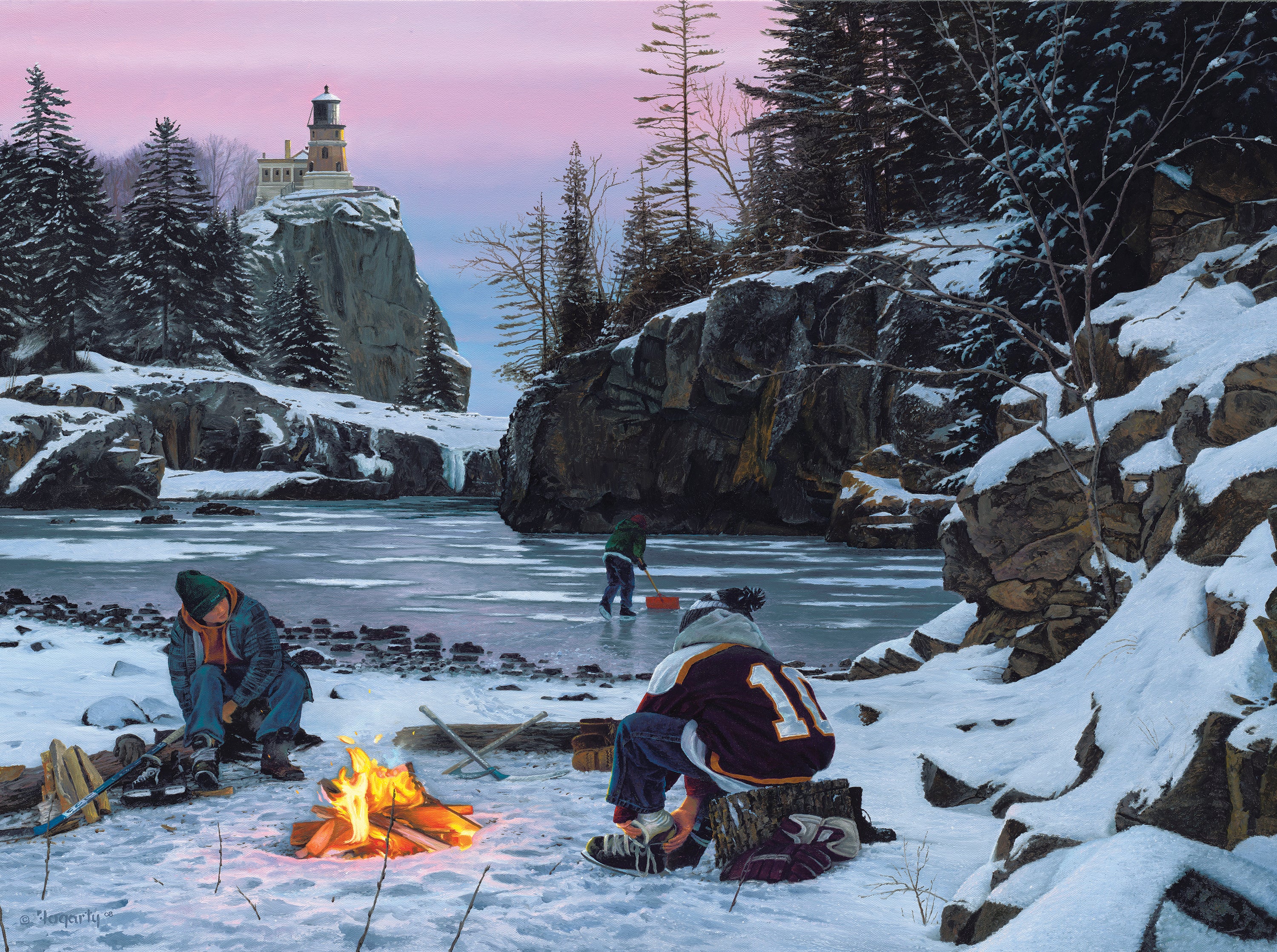 Sur les rochers, Terrence Fogarty (1000pcs)