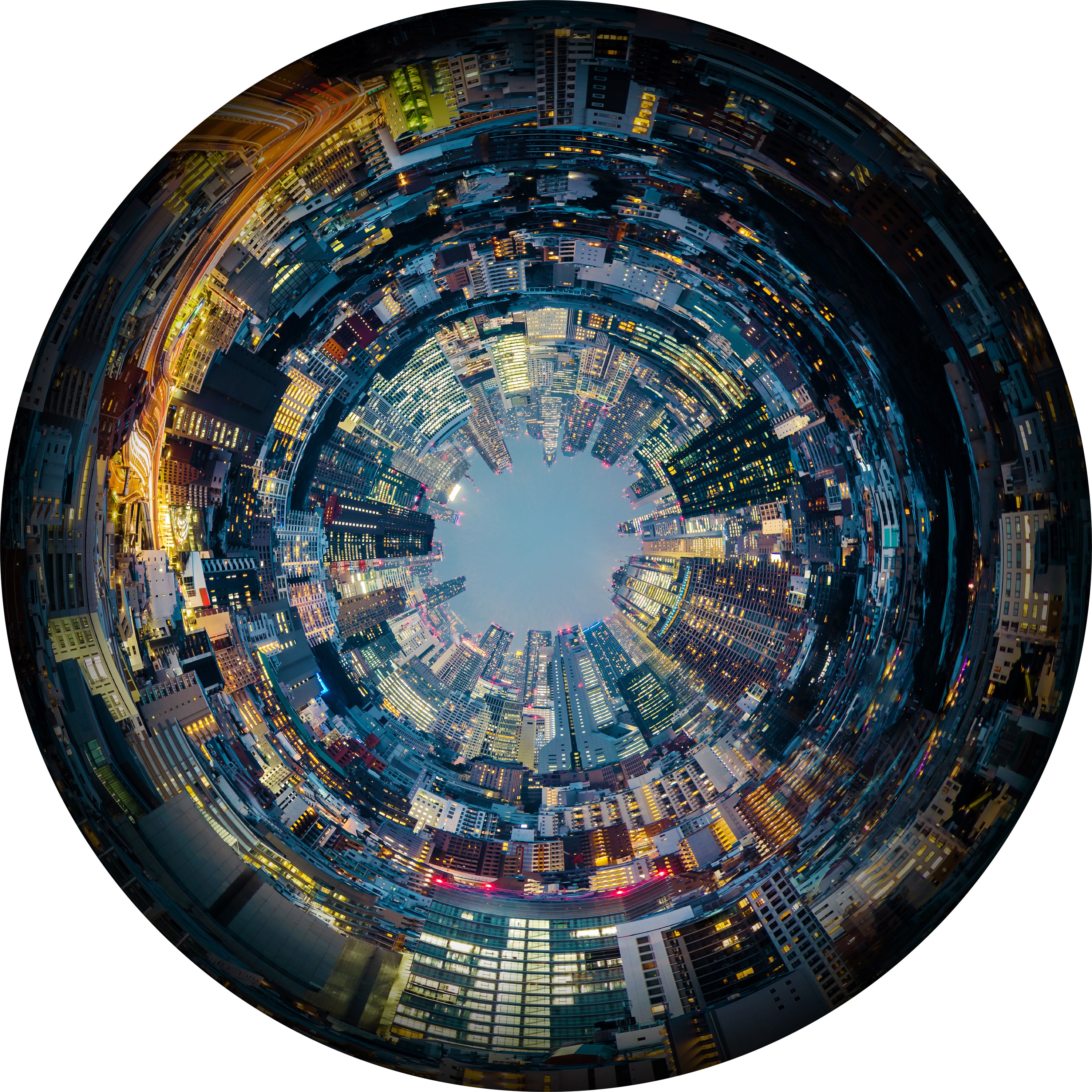 Collection Roundulful - Urban Skyline (Round) (500pcs)