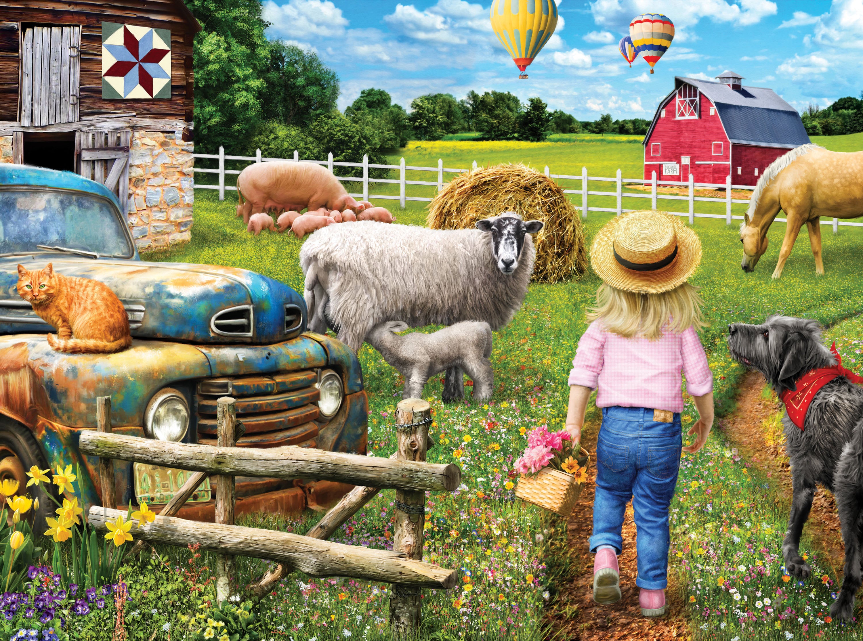 PFG Best Pals, Sharon Steele (750pcs) (utilisation / utilisée - puzzles pour de bon)