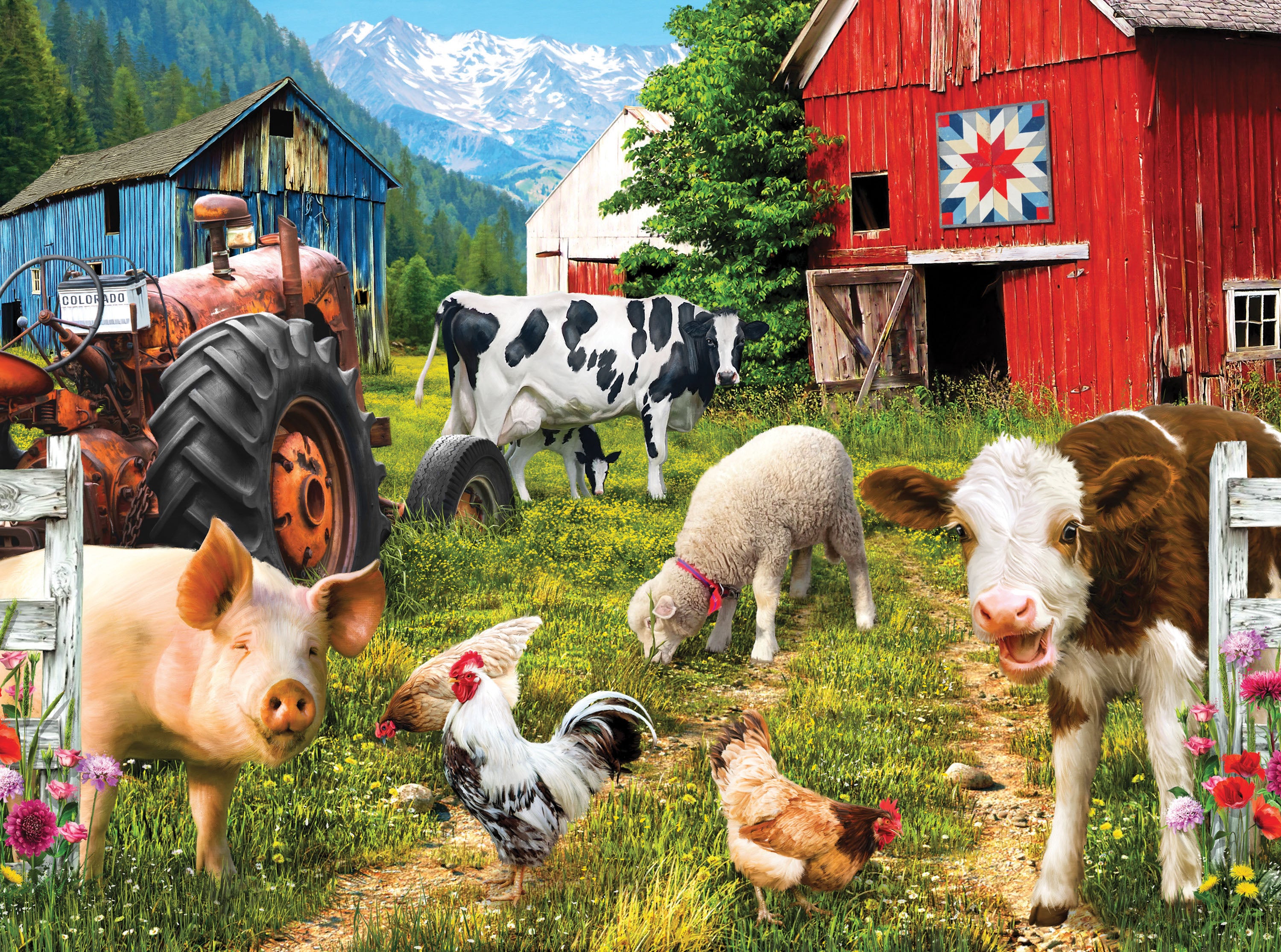 Happy Farm Day, Sharon Steele (750pcs)