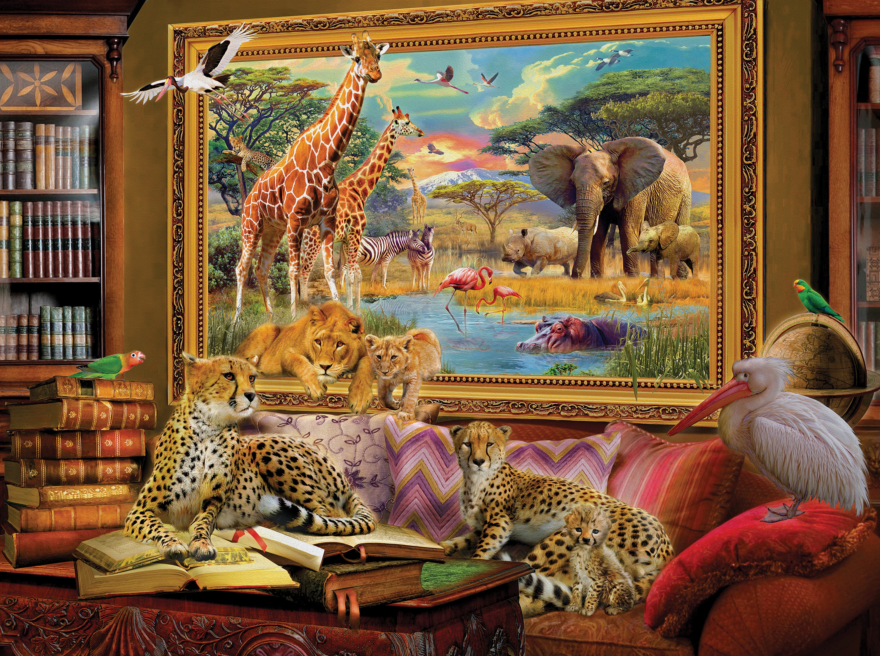 Savannah prenant vie, Jan Patrik Krasny (1000pcs)