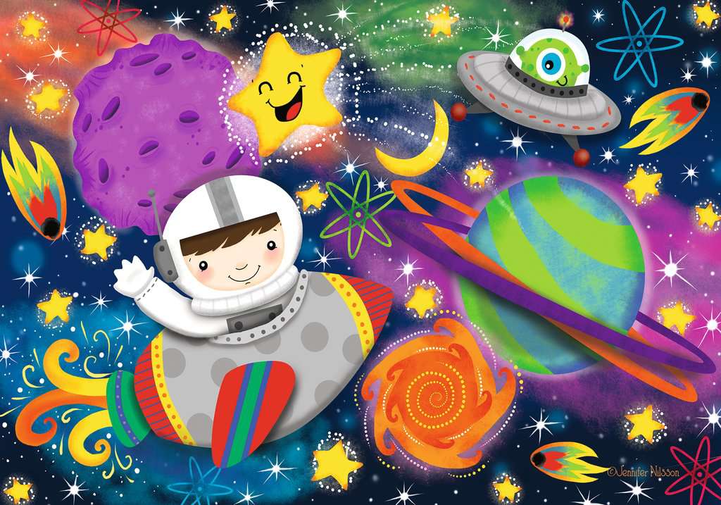 Ravensburger Space Rocket (SUPER SIZE floor puzzle)