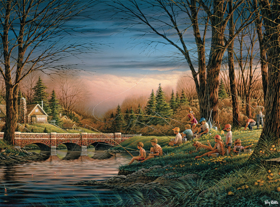 Pêche au printemps, Terry Redlin