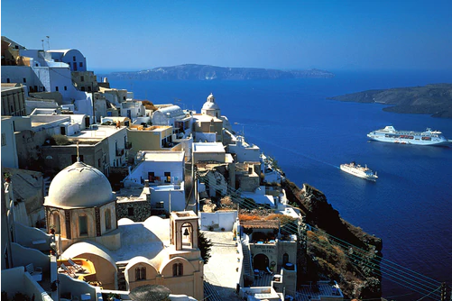 PFG Santorini, Greece (Usage/Used - PUZZLES FOR GOOD)