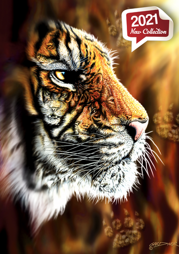 Tiger sauvage (1000pcs)