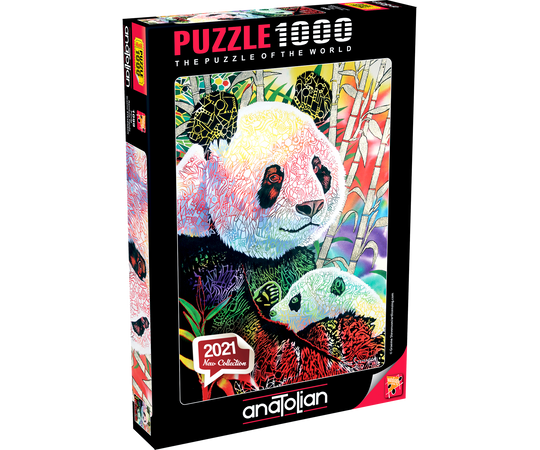 Panda arc-en-ciel (1000pcs)