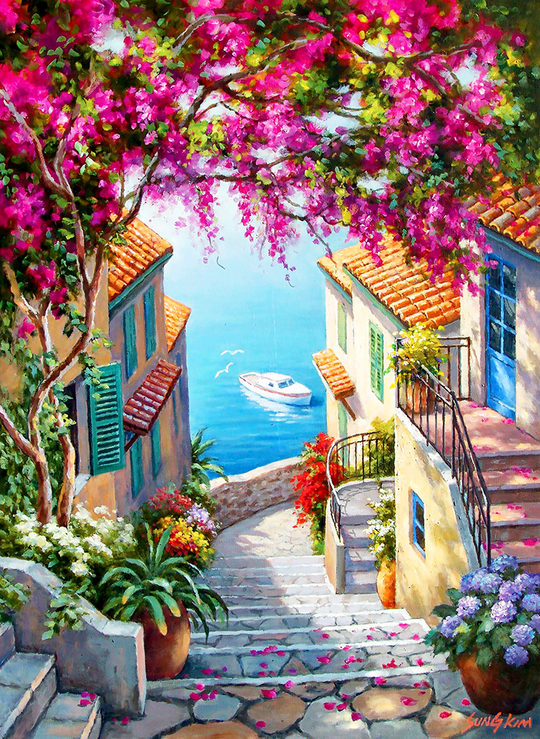 Escaliers jusqu'à la mer (1000pcs)