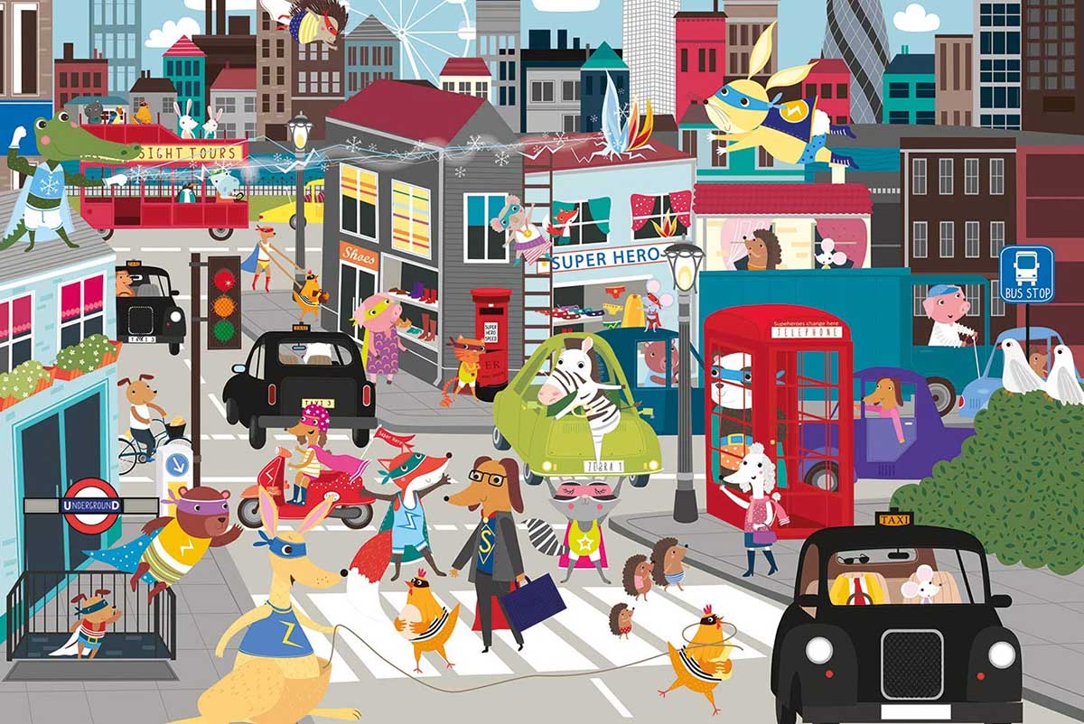 Superhero City! By Gibsons Premium
