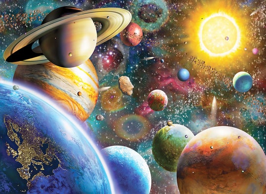 Planètes dans l'espace, Adrian Chesterman (1000pcs)