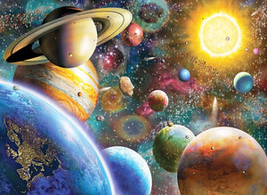 Planètes dans l'espace, Adrian Chesterman (1000pcs)