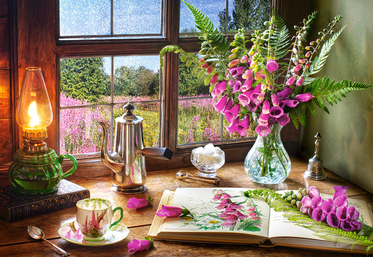 Nature morte avec Snapdragons Violet, Marcus Rodrigues