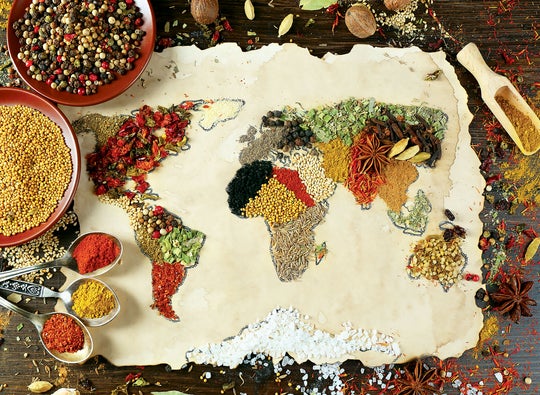 Carte du monde à base de plantes DMG (boîte endommagée)