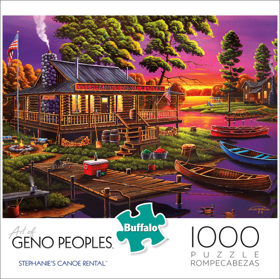Location en canoë de Stephanie, Geno Peoples