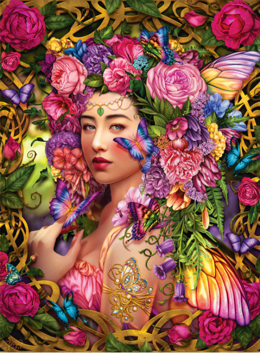 PFG Flights of Fantasy: Spring Queen (Usage/Used - PUZZLES FOR GOOD)