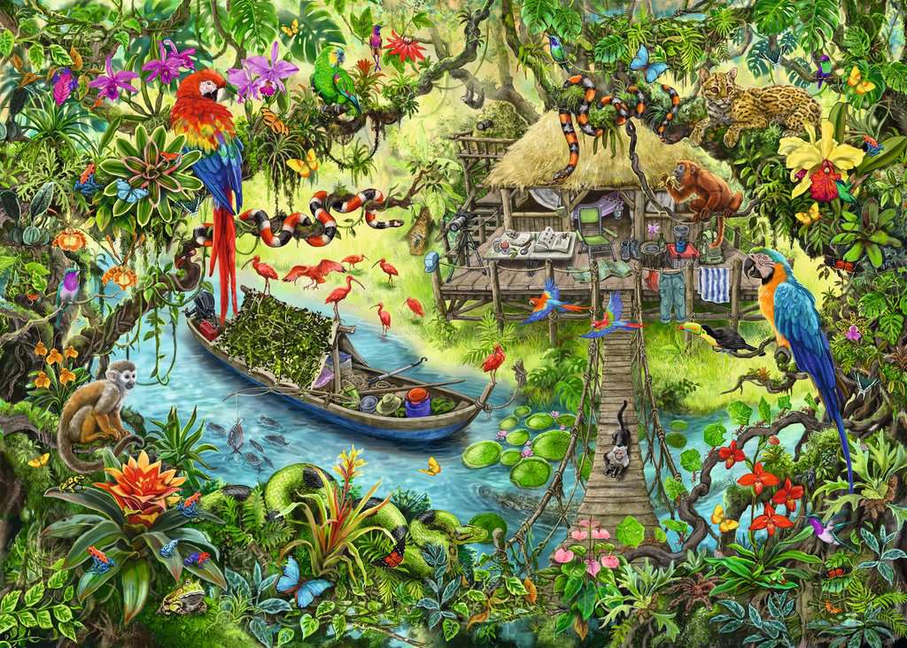 Ravensburger Escape Puzzle KIDS: Jungle Journey (368pcs)