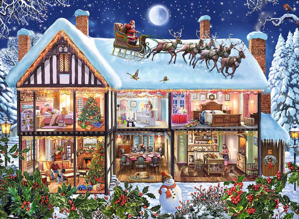 Christmas de Ravensburger à la maison (100 PC XXL)