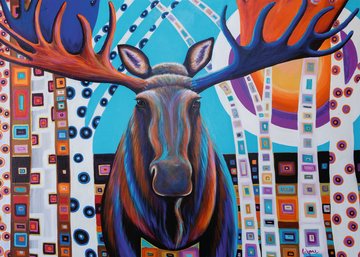 Ravensburger Winter Moose - Canadian Collection