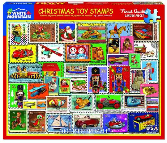 Tampons de jouets de Noël. Lewis T. Johnson