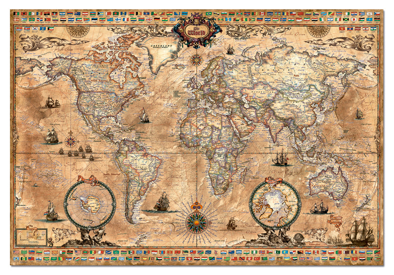 Ancient World Map (1000pcs)