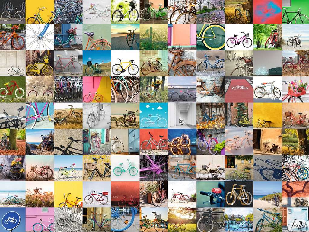 PFG Ravensburger 99 vélos (1500pcs) (utilisation / utilisée - puzzles pour de bon)