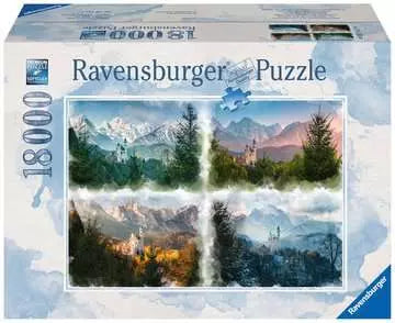 Ravensburger Neuschwanstein Castle à travers les saisons (18000pcs)
